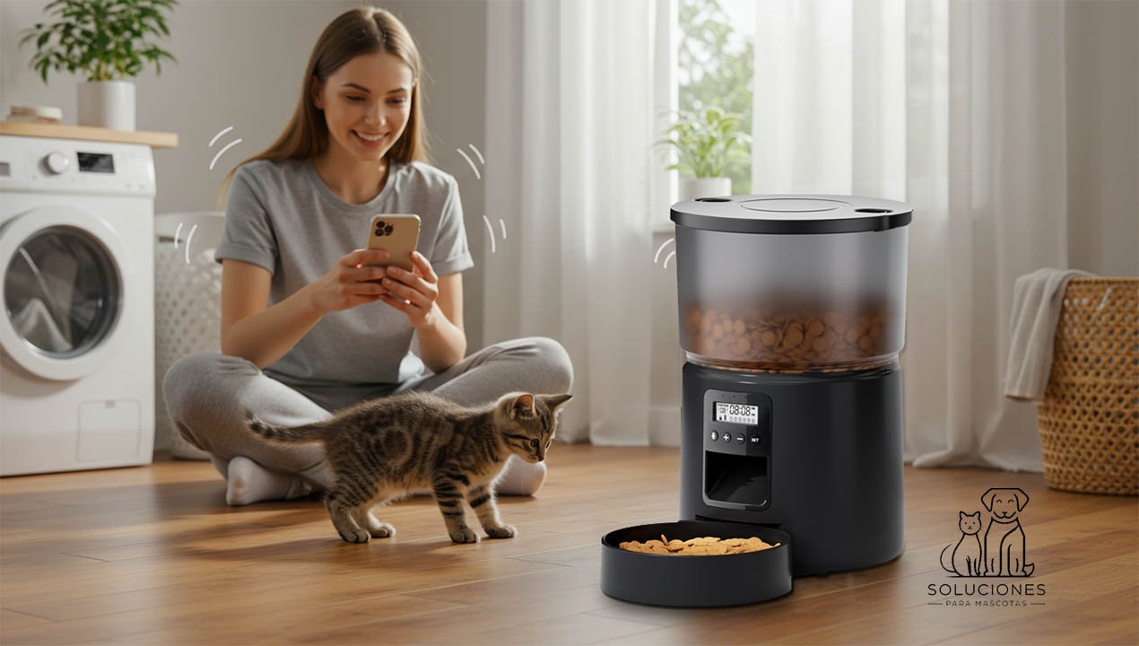 Comedores automáticos para gatos BEMOONY