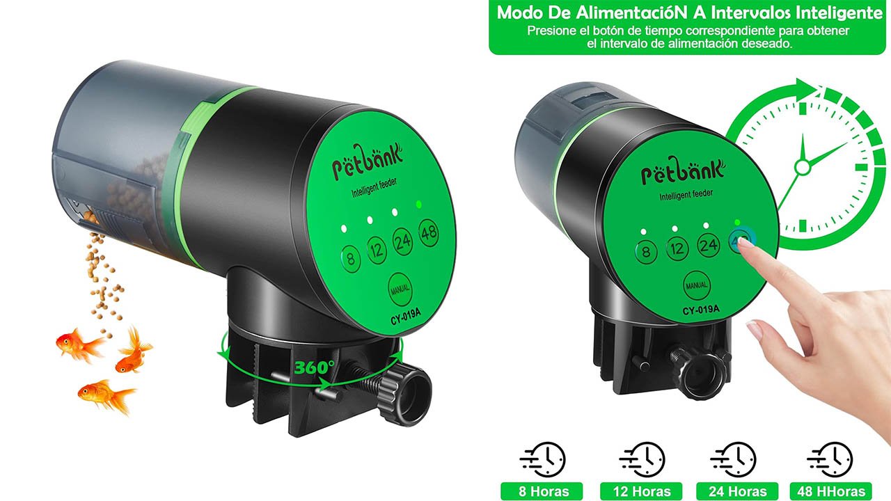 Petbank Alimentador Automático para Peces
