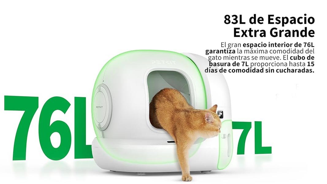 Arenero gatos autolimpiable PETKIT Pura MAX 2 grande
