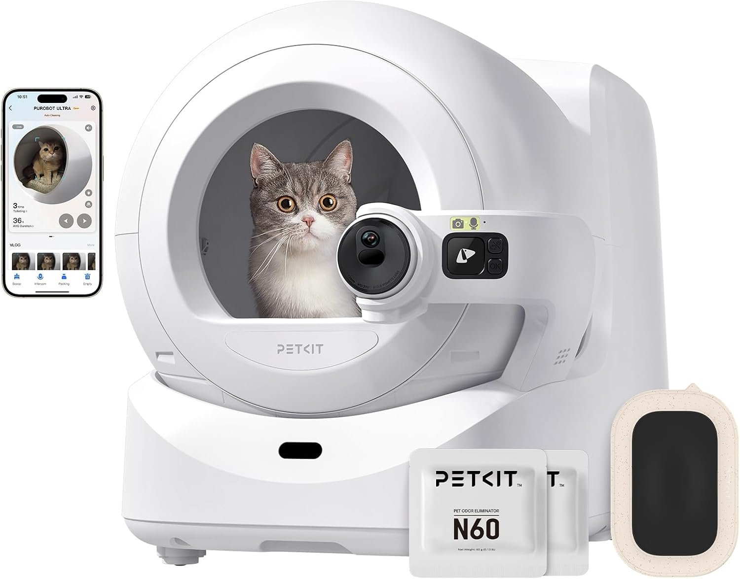 PETKIT PuraMax Embalaje Automático