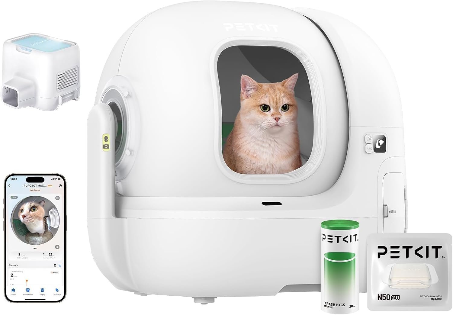 PETKIT PuraMax Seguimiento Sanitario