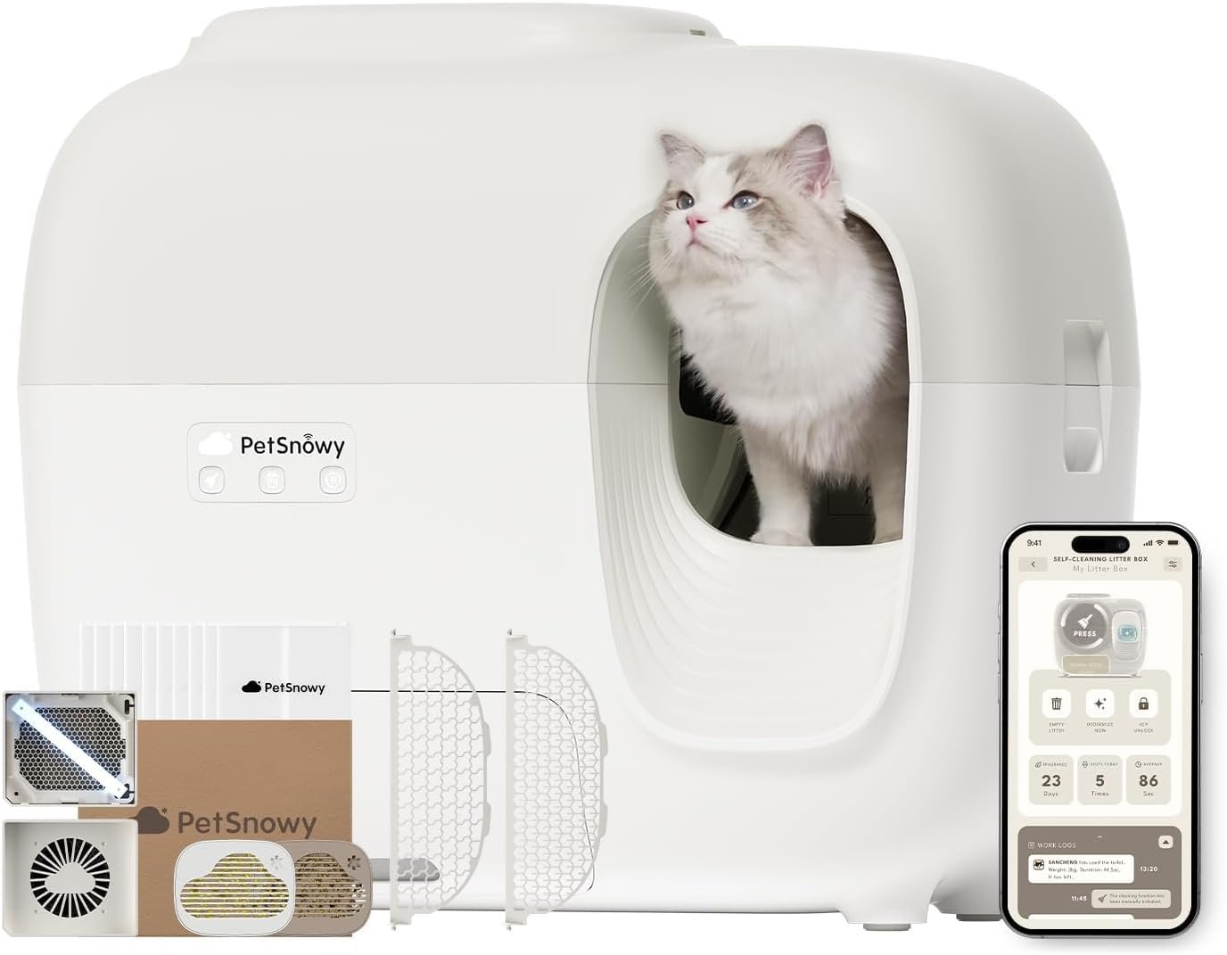 PetSnowy Arenero Autolimpiable