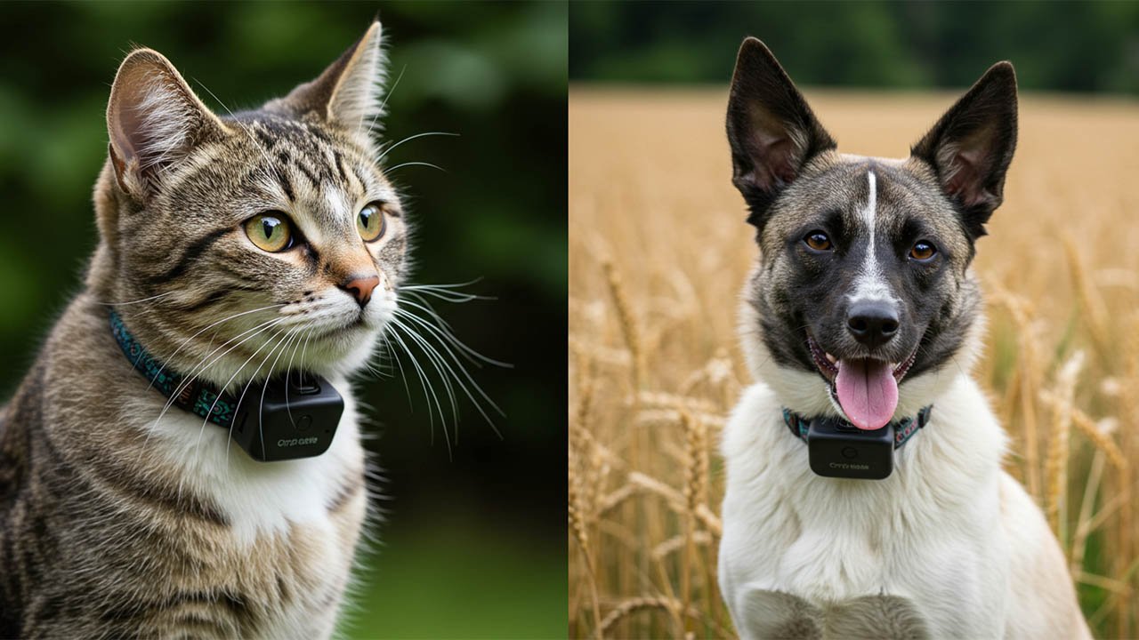 Localizador gps de collar para perros y gatos